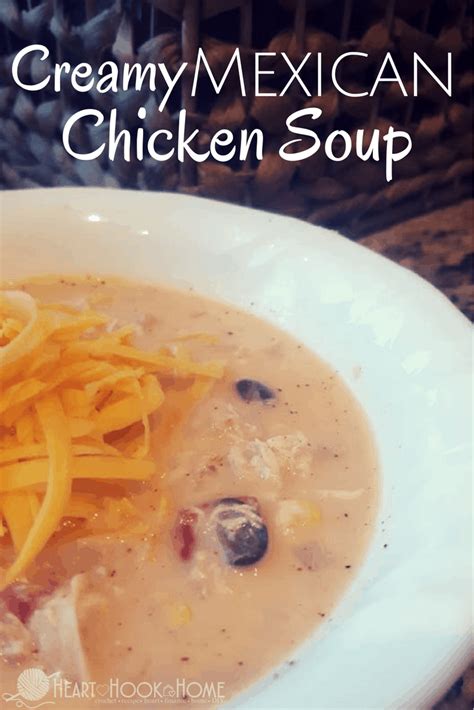 creamy-tex-mex-chicken-soup-recipe-heart-hook image