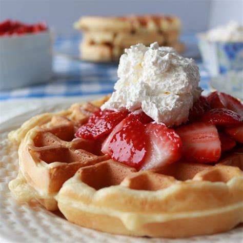 heavenly-light-and-crispy-waffles-recipe-homemade image