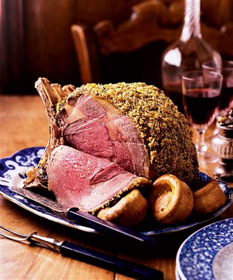 mustard-and-thyme-crusted-rib-of-beef-delicious-magazine image