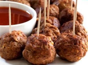 party-sausage-cheese-balls-w-bbq-dipping-sauce image