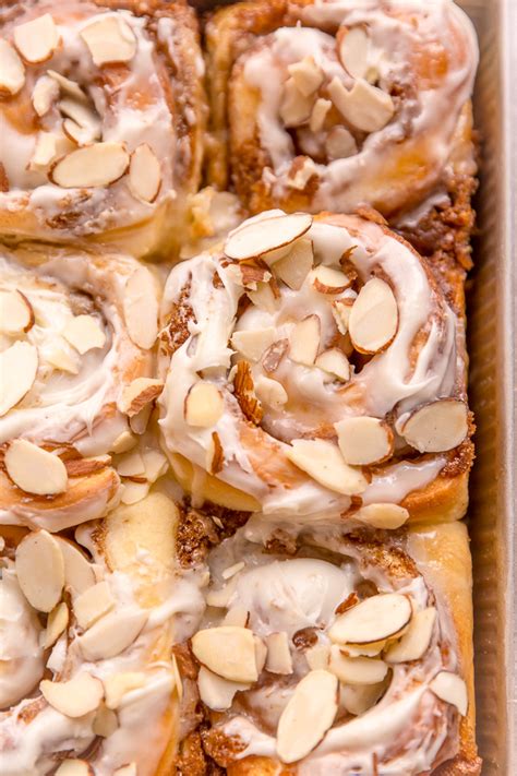 triple-almond-cinnamon-rolls-baker-by-nature image