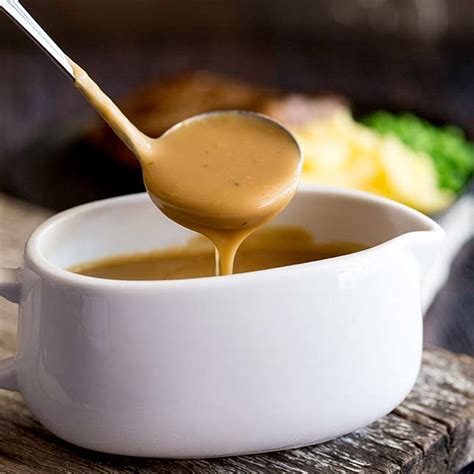 easy-homemade-brown-gravy-no-drippings-sprinkles image