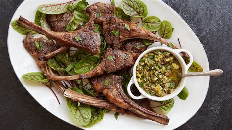fast-lamb-chops-with-pistachio-salsa-verde-for-fathers-day image
