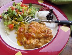 cheesy-mexican-chicken-casserole image