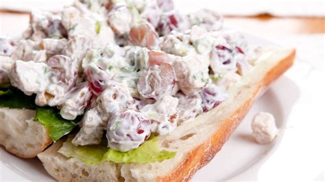 chicken-salad-with-grapes-and-walnuts-recipe-epicurious image