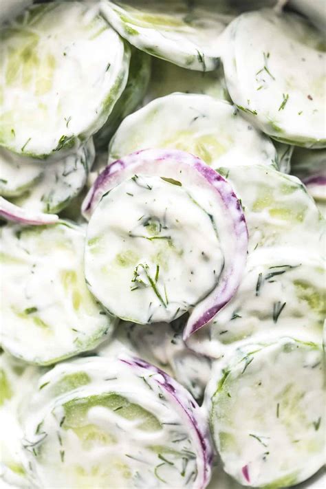 best-creamy-cucumber-salad-recipe-creme-de-la-crumb image