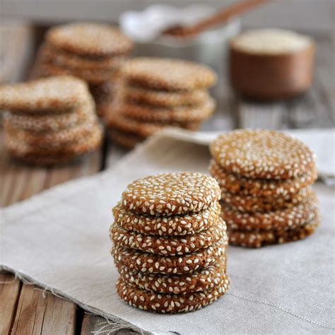 honey-tahini-cookies-recipe-anja-schwerin-food image