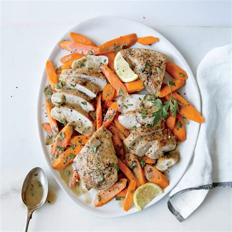 chicken-and-carrots-with-lemon-butter-sauce image