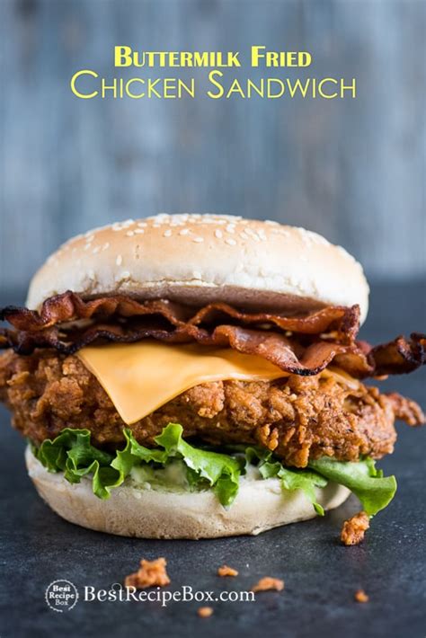 buttermilk-fried-chicken-sandwich-with-bacon image