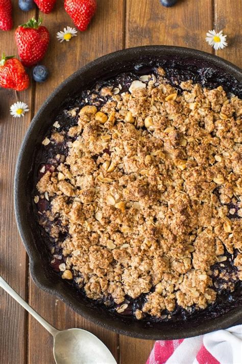peanut-butter-berry-crumble-a-saucy-kitchen image