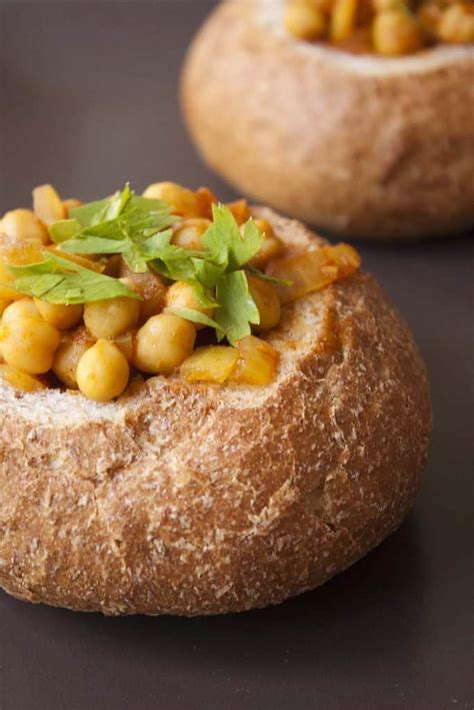 south-african-vegetarian-bunny-chow-messy-vegan image