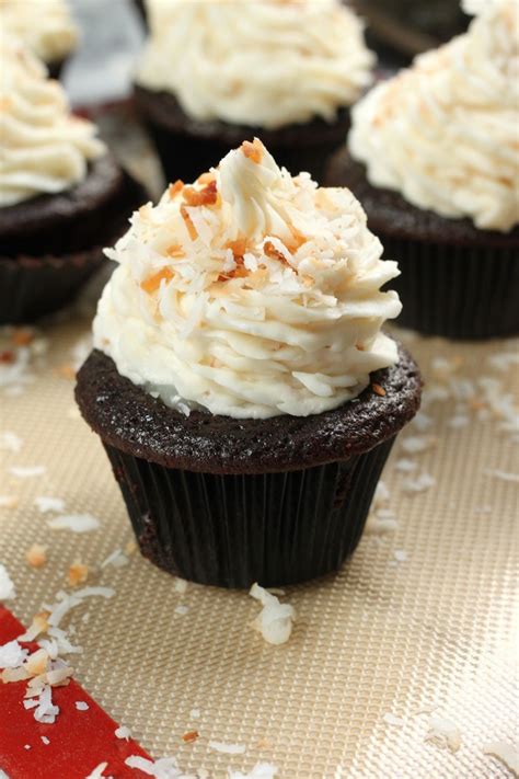 the-best-chocolate-coconut-cupcakes-baker-by-nature image