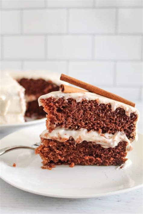 gluten-free-spice-cake-with-dairy-free-cream-cheese image