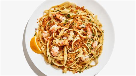 shrimp-scampi-pasta-recipe-bon-apptit image