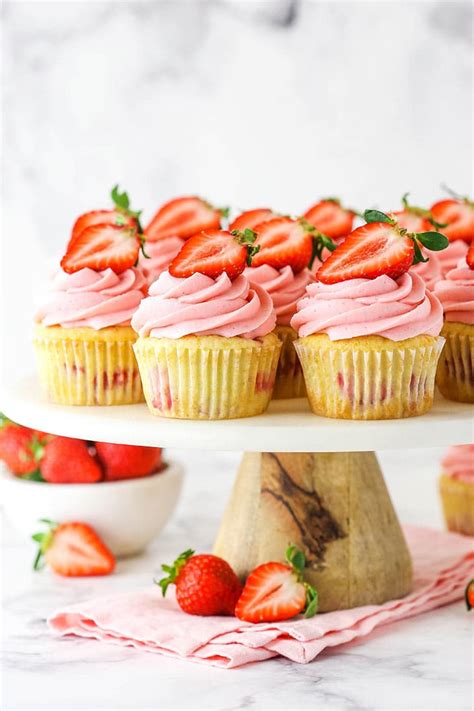 fresh-strawberry-cupcakes-cupcake-recipe-loaded image