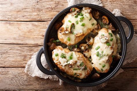 chicken-with-mushrooms-and-muenster-cheese image