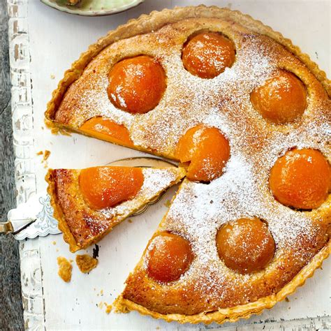 peach-and-frangipane-tart-dessert-recipes-woman image