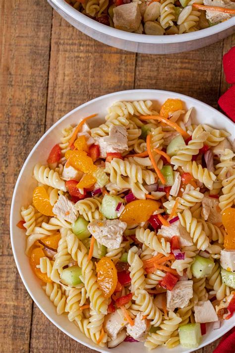 easy-mandarin-chicken-pasta-salad-recipe-dinner-then image