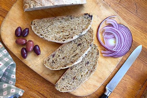 greek-olive-and-onion-bread-recipe-king-arthur-baking image