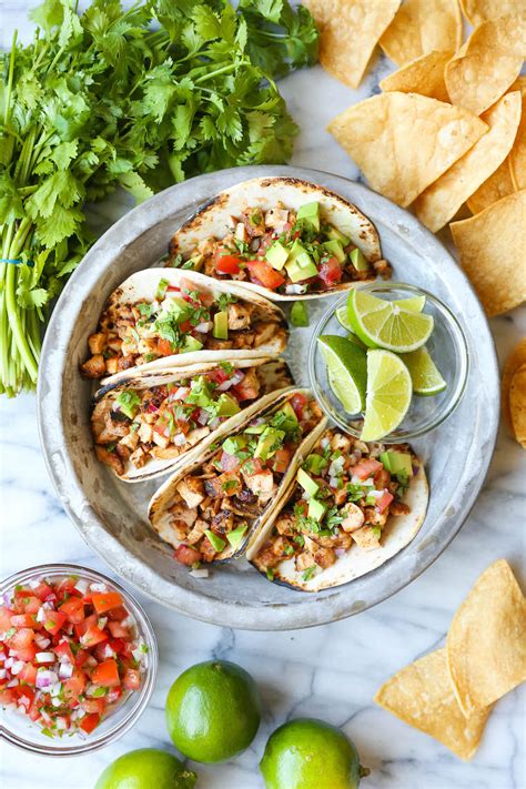 easy-chicken-tacos-damn-delicious image
