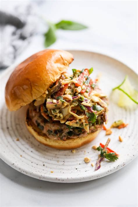 grilled-pork-burgers-with-creamy-thai-inspired-slaw image