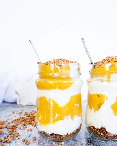 homemade-creamy-yogurt-and-mango-mousse-parfait image