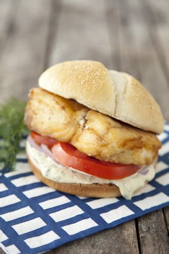 fried-halibut-sandwich-paula-deen-southern-food image