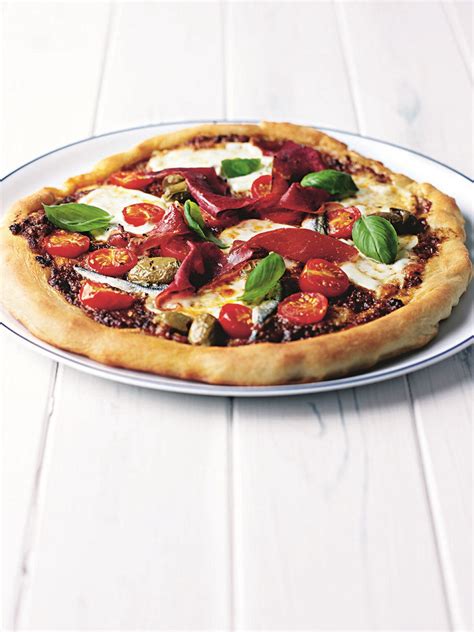 mediterranean-pizza-recipe-delicious-magazine image
