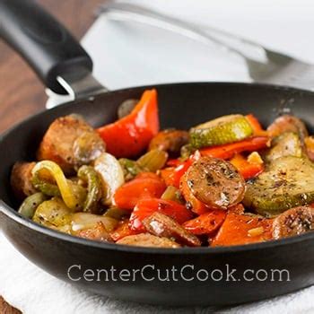 italian-chicken-sausage-skillet-centercutcook image