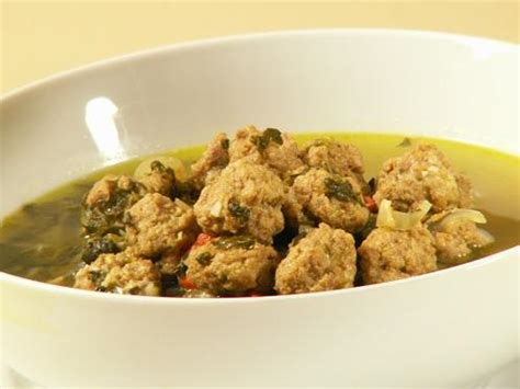 polpettine-in-brodo-tiny-meatballs-in-soup-cooking image
