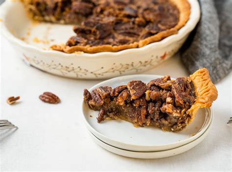 pecan-pie-without-corn-syrup-the-kitchen-magpie image