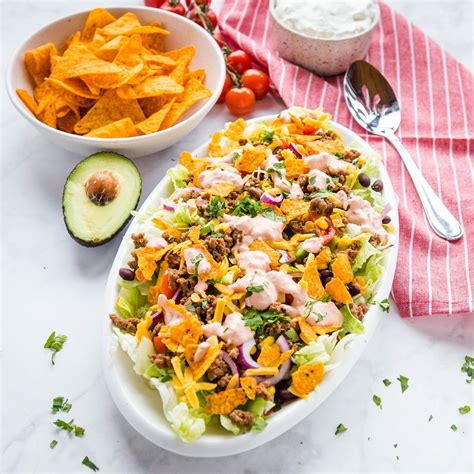 easy-taco-salad-recipe-with-ground-beef-the-busy image