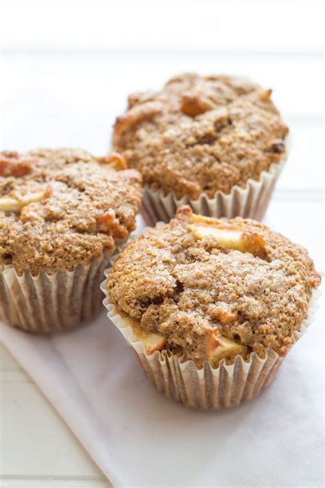 whole-wheat-apple-raisin-muffins-wholefully image