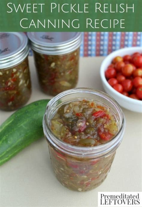 sweet-pickle-relish-canning-recipe-easy-water-bath image