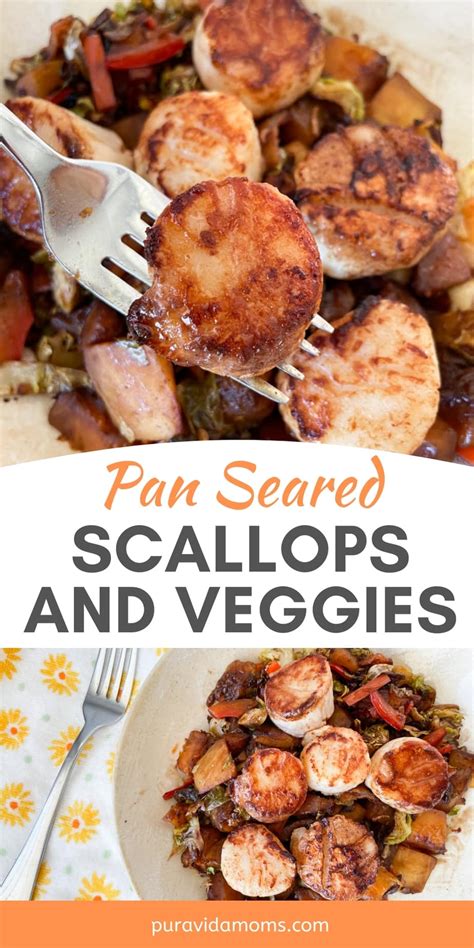 pan-seared-scallops-with-roasted-vegetables image