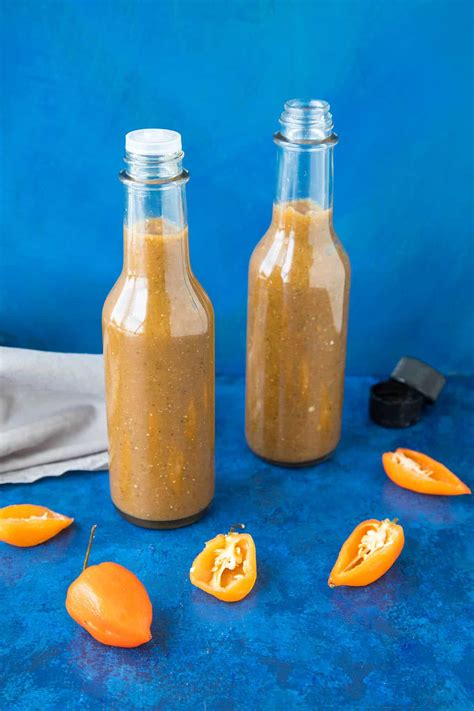 mango-habanero-hot-sauce-recipe-chili-pepper image
