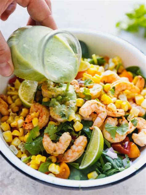 tequila-lime-shrimp-salad-with-cilantro-lime-dressing image