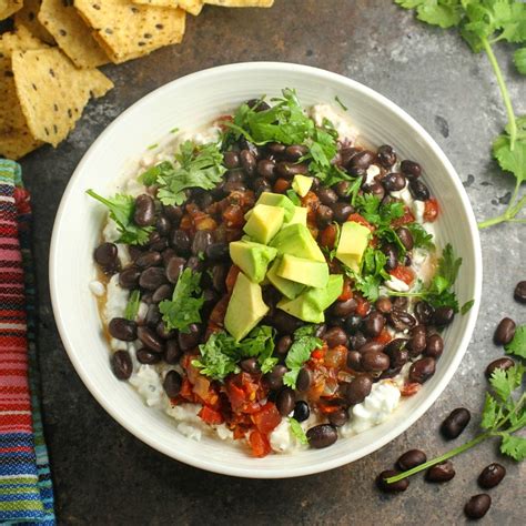 cottage-cheese-salsa-with-black-beans-and-avocado-a image