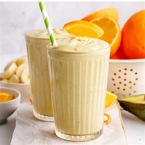 banana-orange-smoothie-super-creamy-thick-delicious image