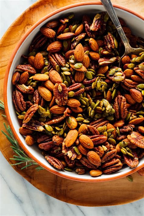sweet-spicy-roasted-party-nuts image