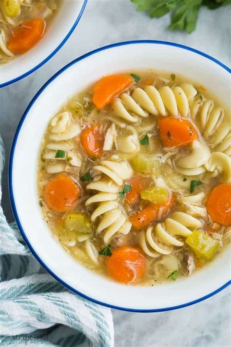 turkey-noodle-soup-instant-pot-or-slow-cooker-the image