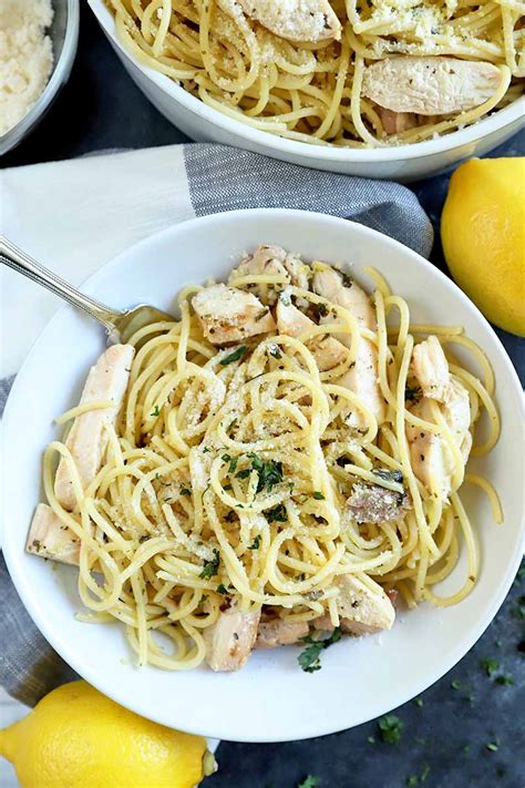 30-minute-lemony-pasta-with-grilled-chicken image