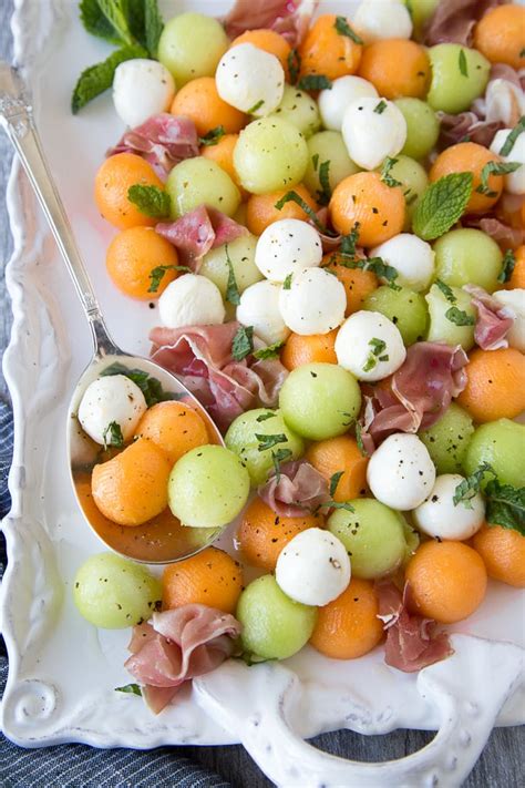 summer-melon-prosciutto-salad-simple-healthy image
