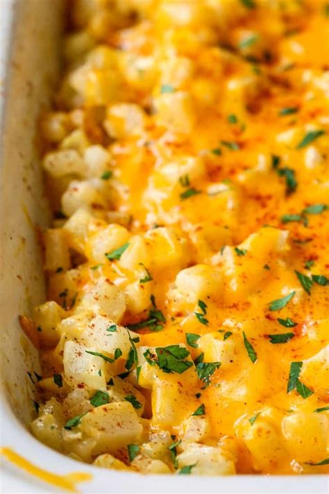 cheesy-crock-pot-potatoes-an-easy-potato-side-dish image