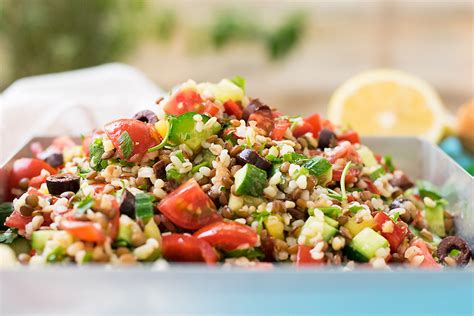 mediterranean-bulgur-lentil-lunch-salad-the image