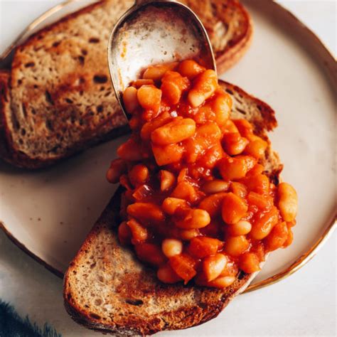 easy-baked-beans-on-toast-british-inspired image