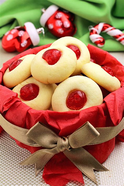 holiday-maraschino-cherry-shortbread-cookies image