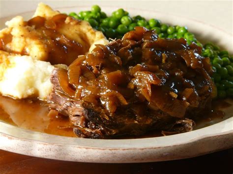crock-pot-moose-roast-with-french-onion-gravy image
