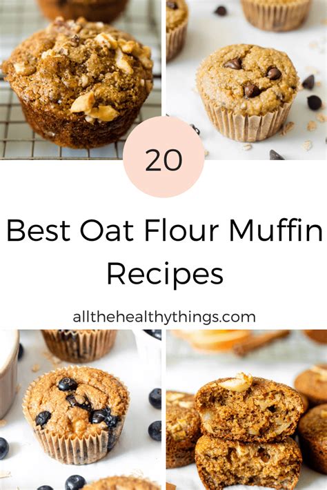 the-20-best-oat-flour-muffin-recipes-all-the-healthy image