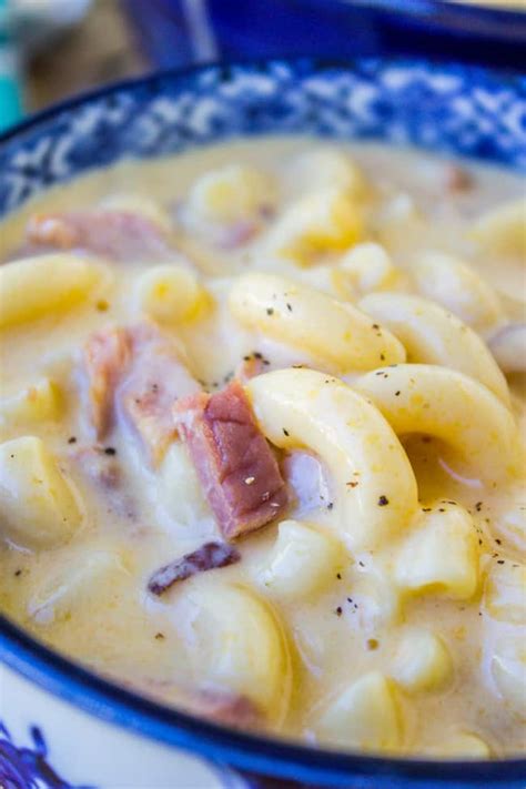 ham-mac-and-cheese-soup-the-food-charlatan image
